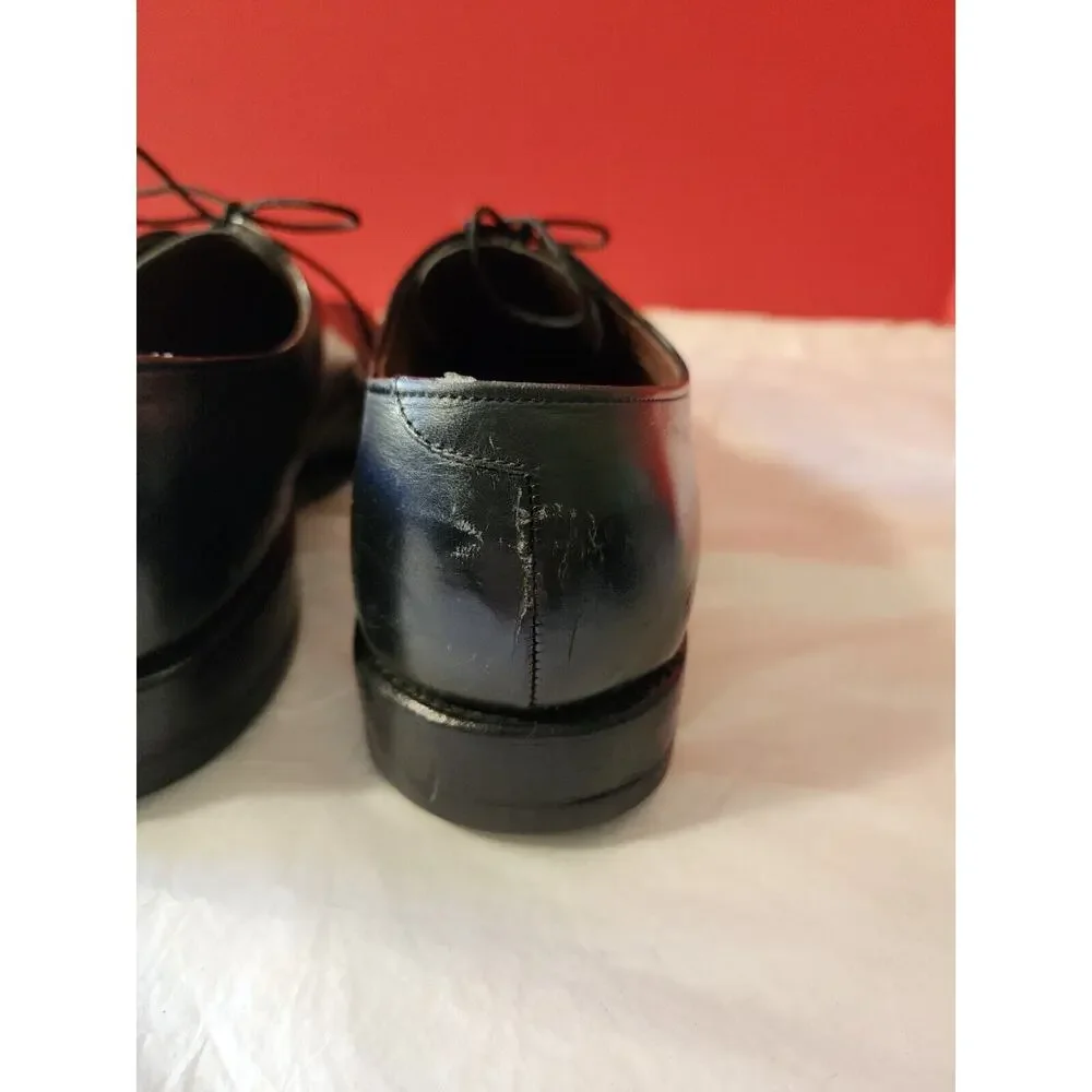 Allen Edmonds Park Avenue Black Leather Oxford Shoes Size 10 a narrow
